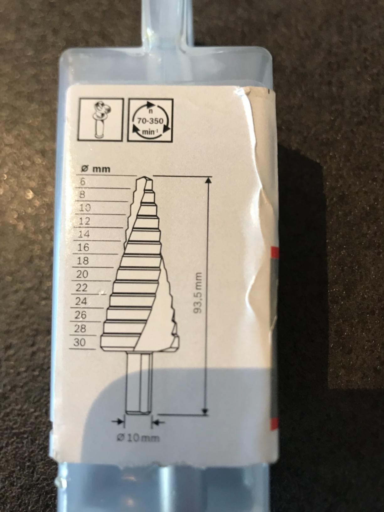 Bosch Professional 2608597518 fraise étagée HSS 50 mm