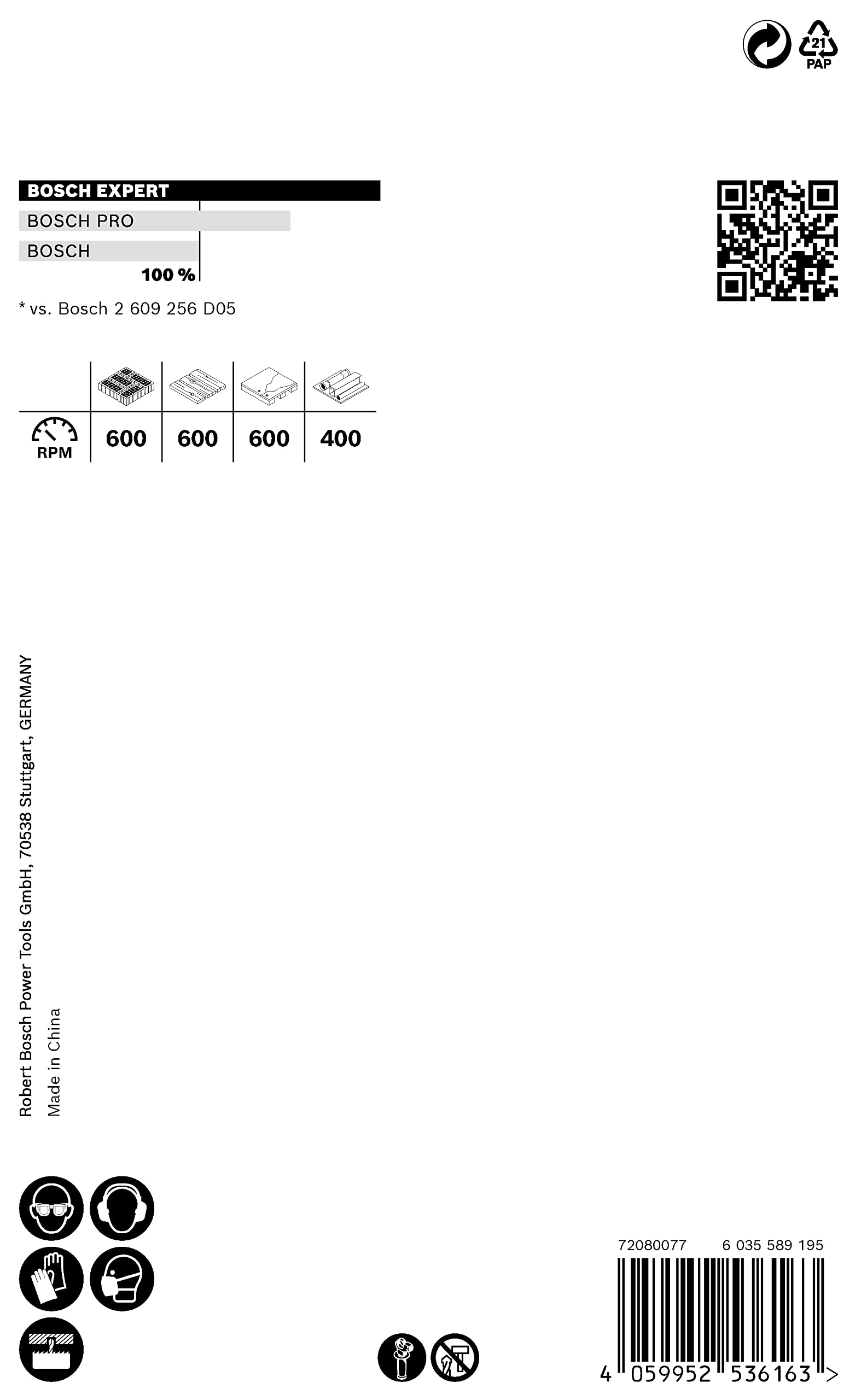 Bosch EXPERT scie trépan 68 mm Construction Material