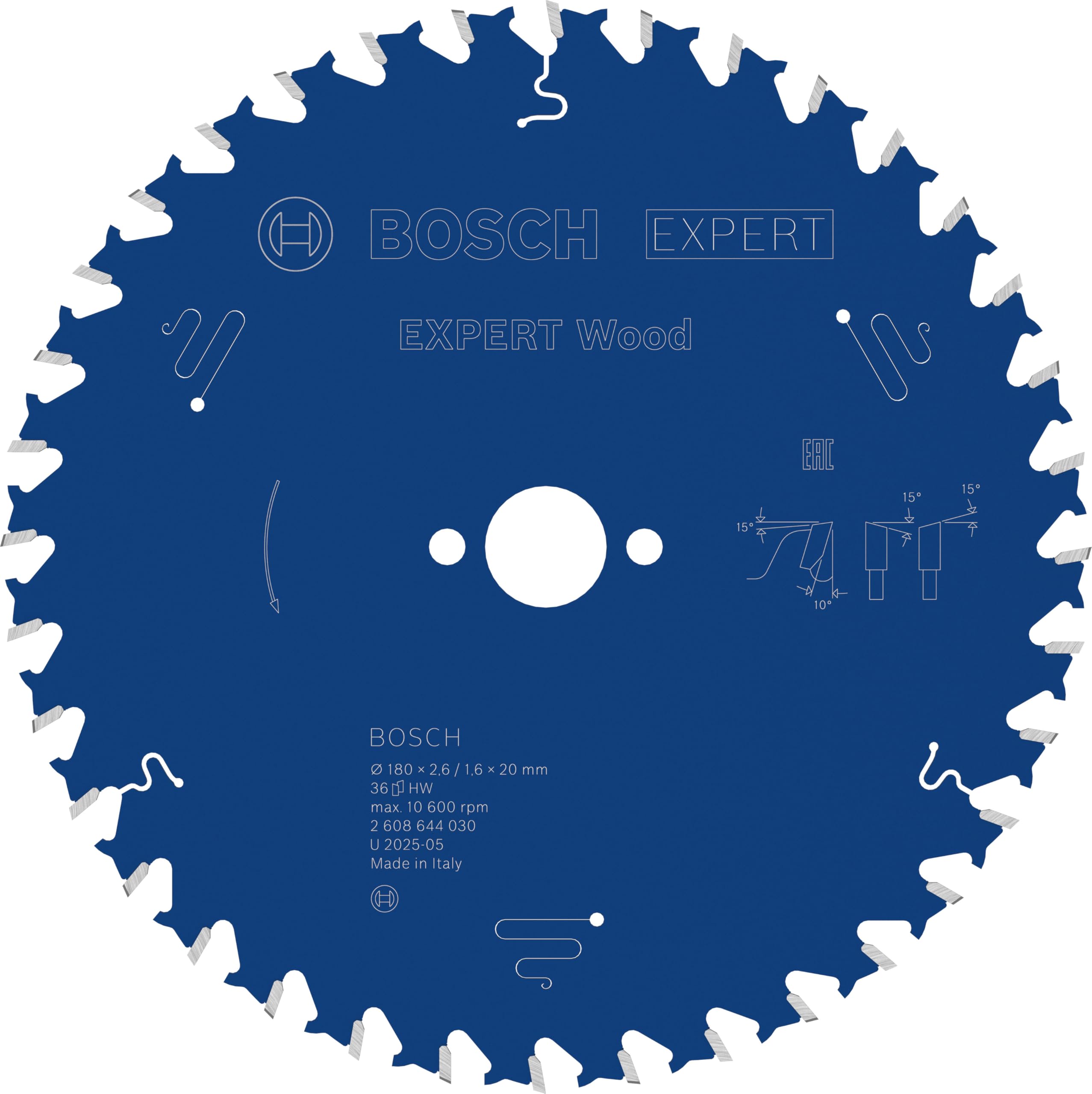 Bosch Expert lame scie circulaire bois 190x20 48 dents