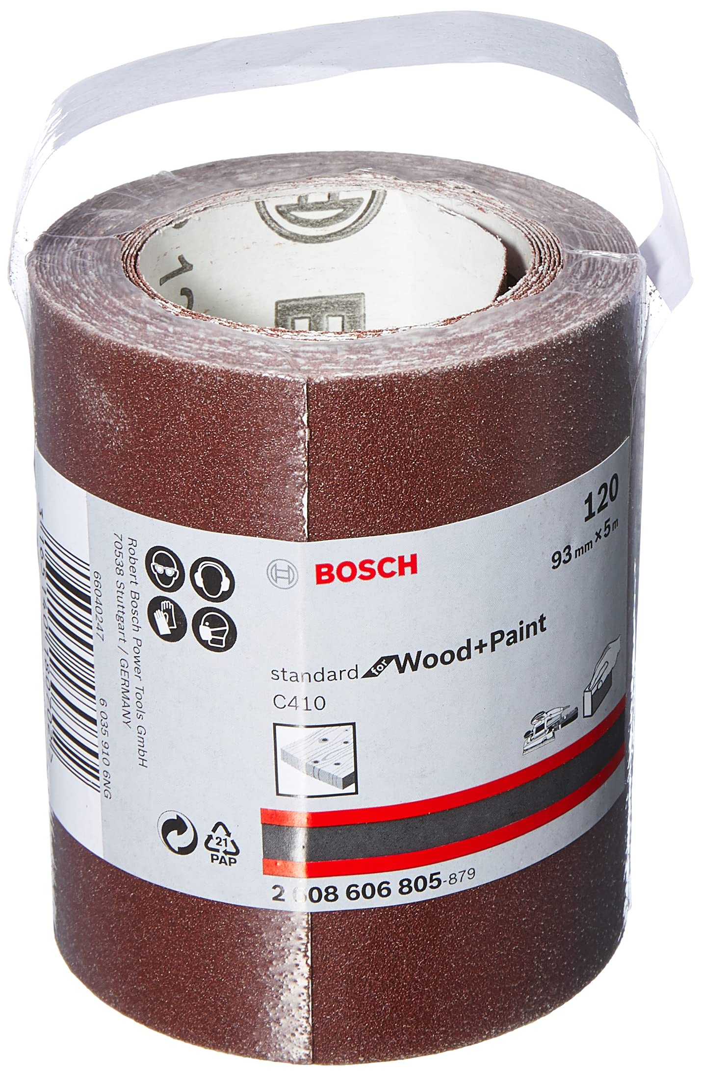 Bosch Abrasifs C410 rouleau abrasif grain 120 93mm x 5m