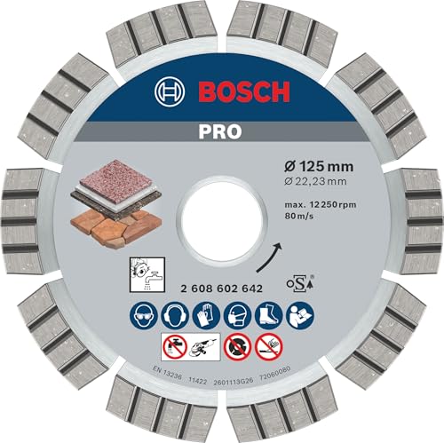 Bosch Pro Stone disque diamant 125 mm pierre béton