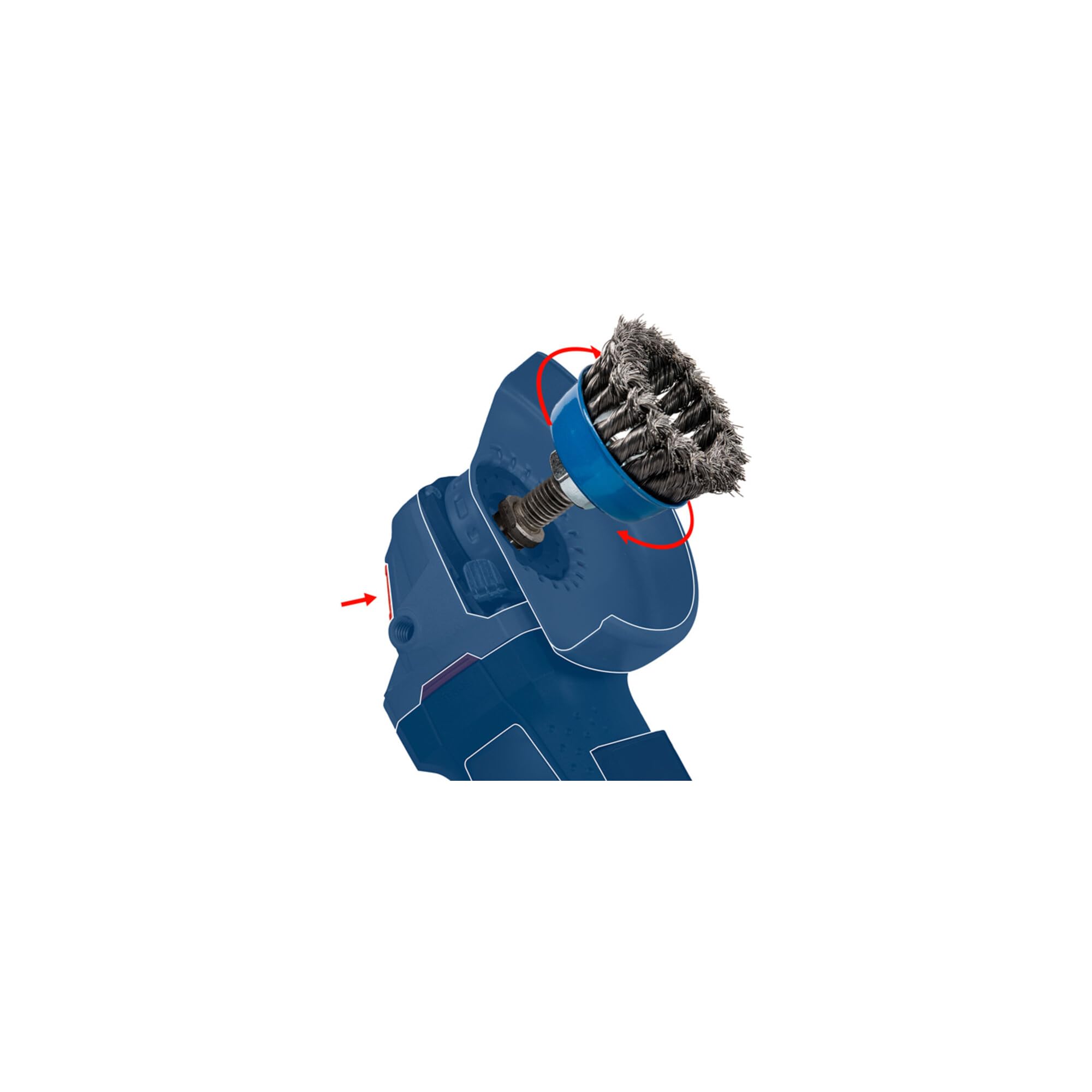 Bosch PRO Steel brosse circulaire 115 mm M14 acier