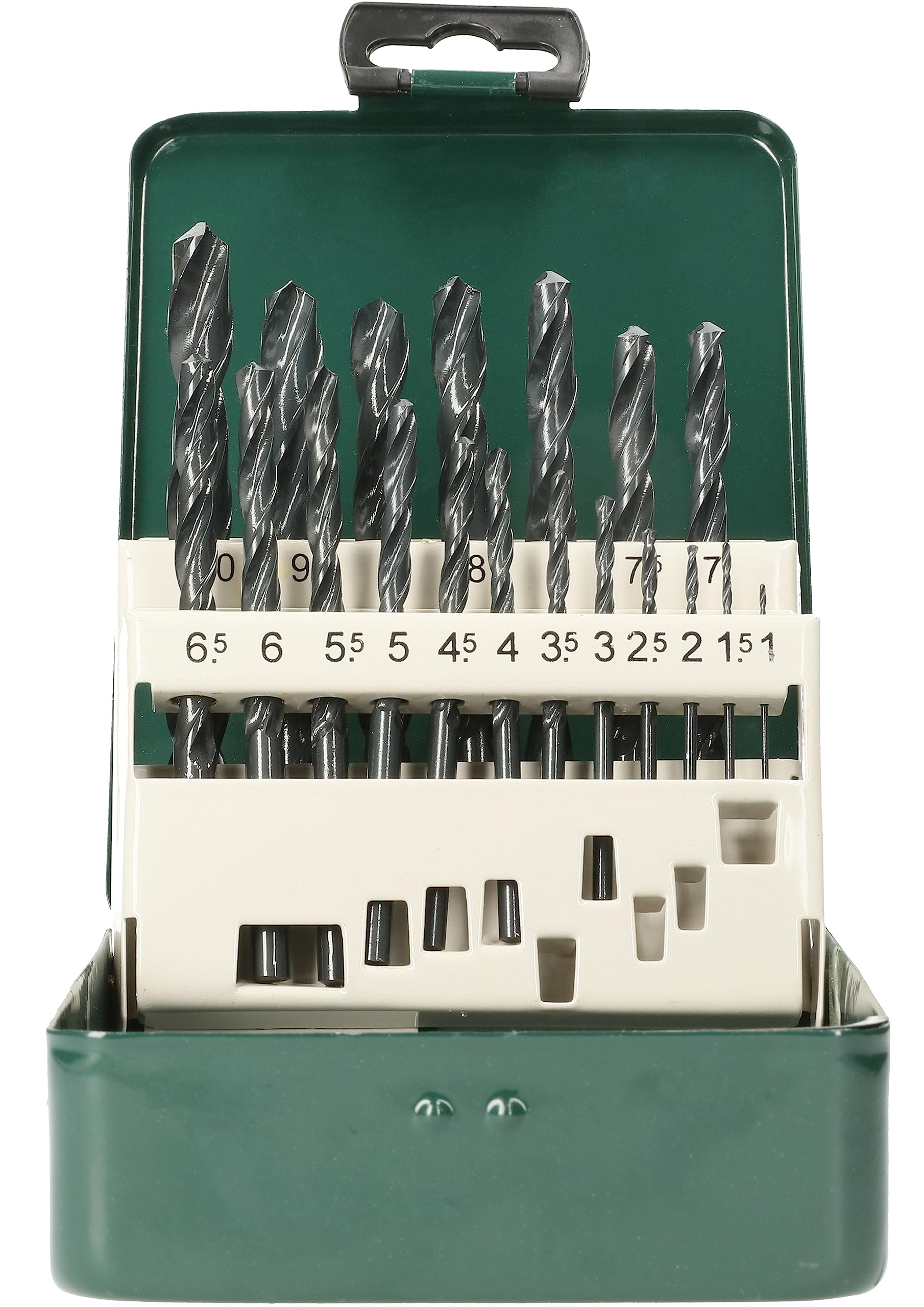 Bosch coffret 19 mèches HSS-R métal 1-10 mm gris perceuse