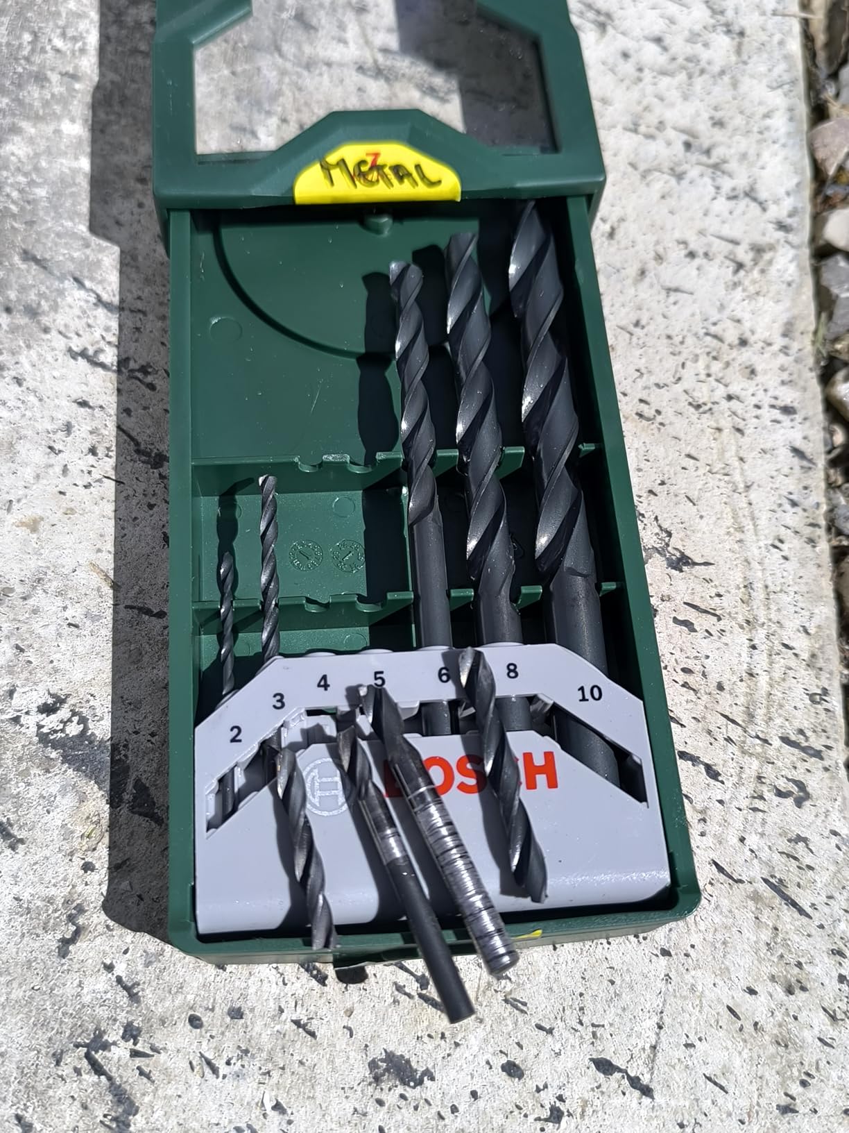 Bosch Mini X-Line 2607019673 coffret 7 forets métal 2-10 mm