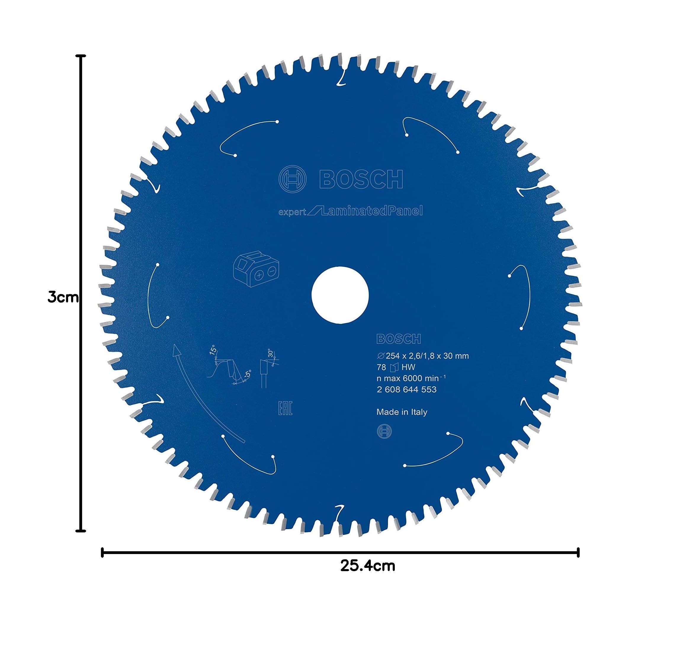 Bosch Expert Laminated Panel 254 mm lame scie circulaire 78 dents