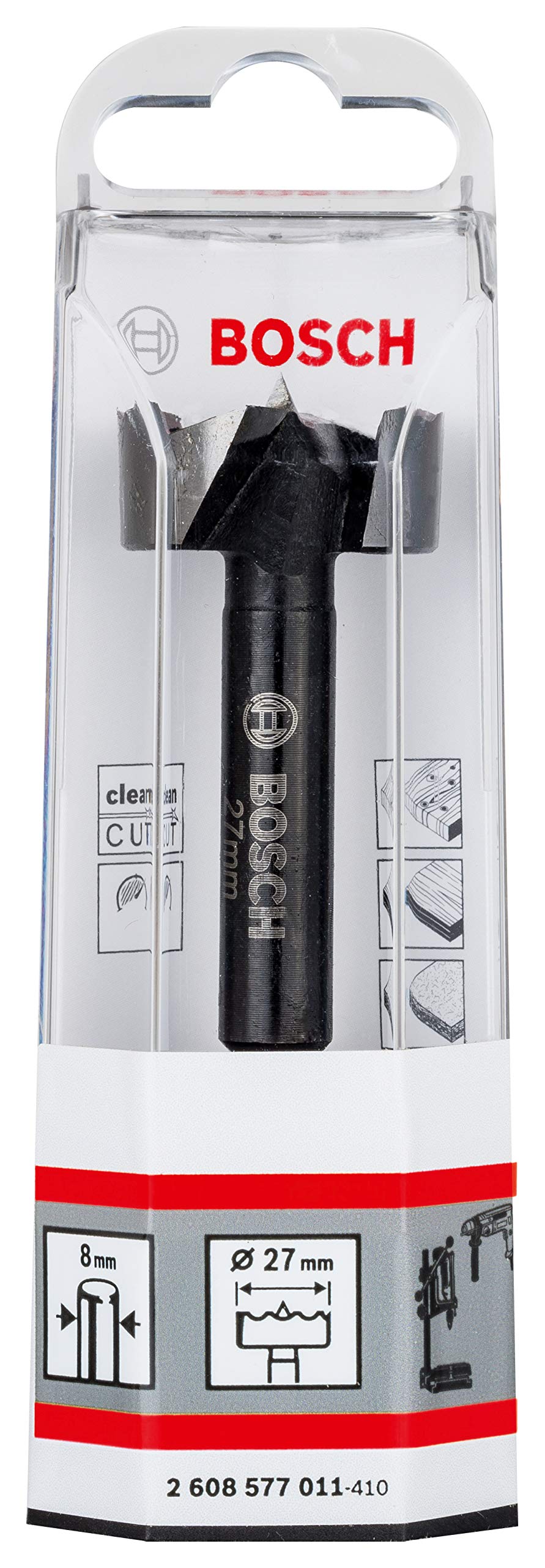 Bosch mèche Forstner bois 27 mm 90 mm précision