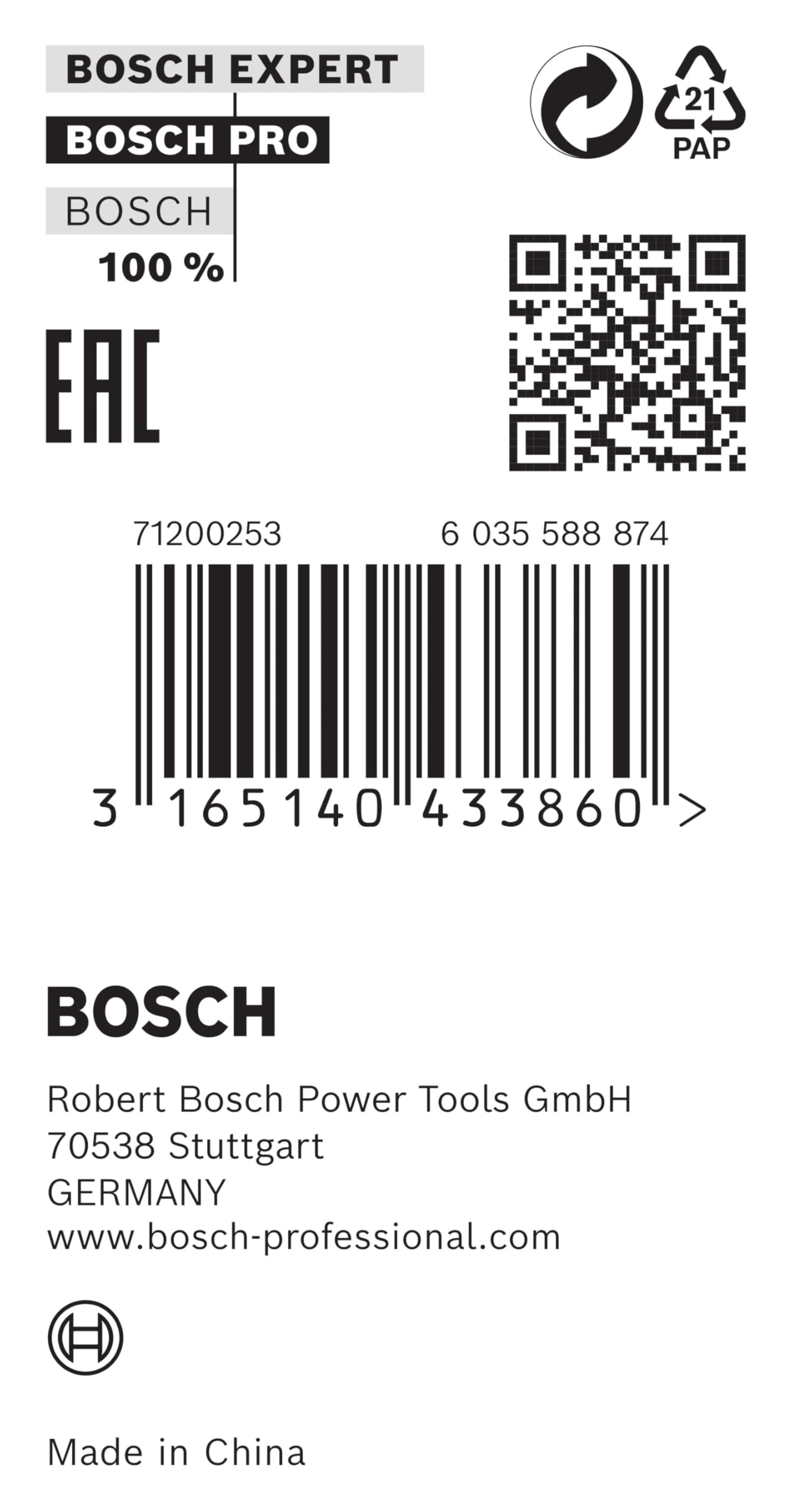 Bosch Lames bague réduction 30x20x1,5 mm scie circulaire