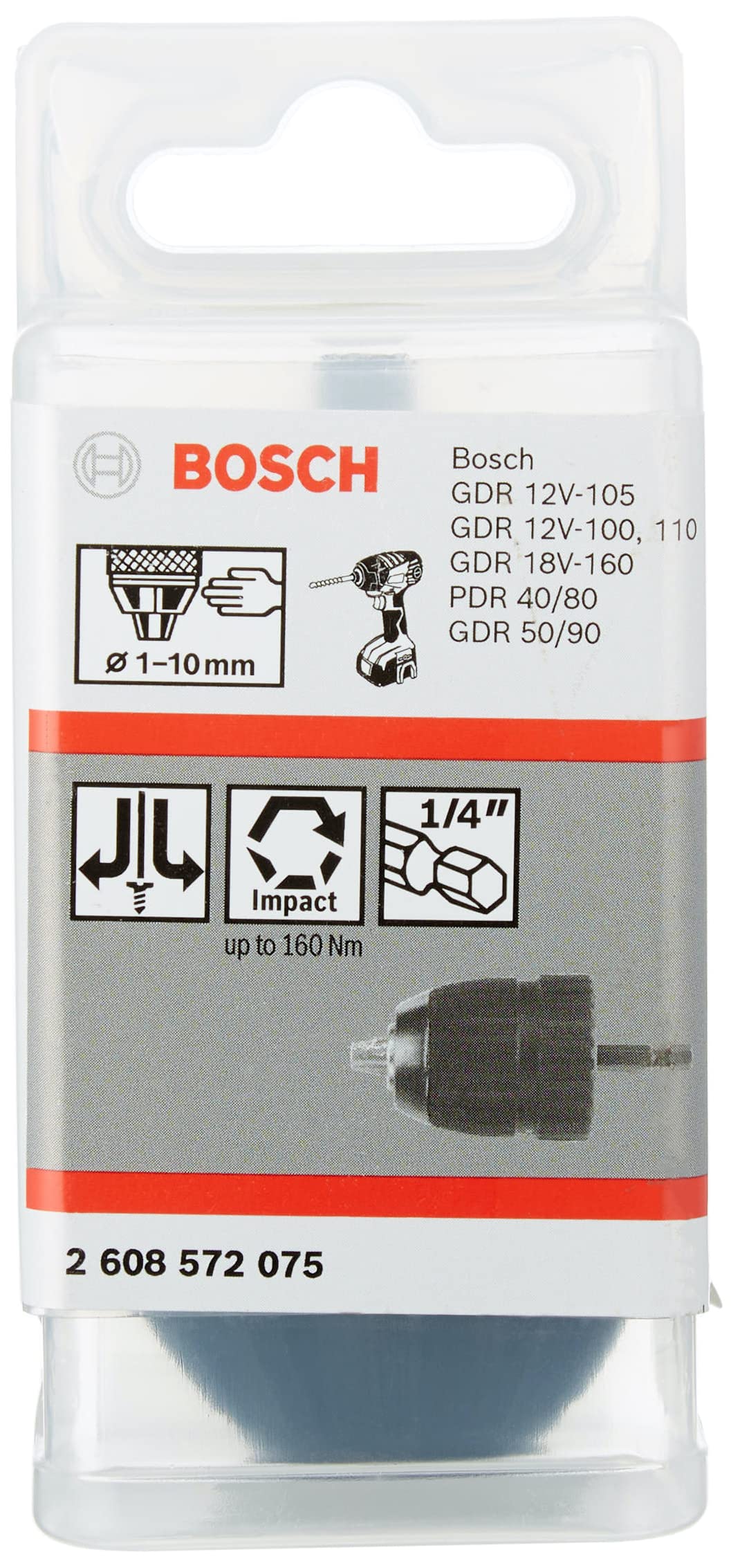 Bosch EXPERT mandrin sans clé 1,5-13 mm 1/2 robuste