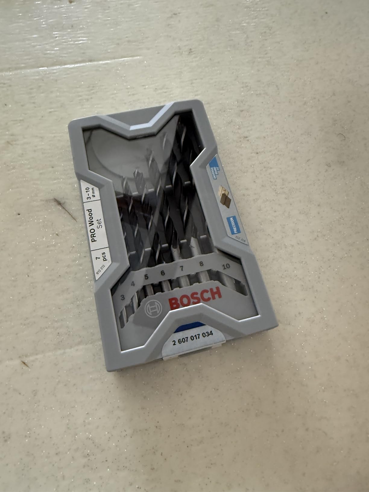 Bosch PRO Wood coffret forets bois 7 pièces 3-10 mm