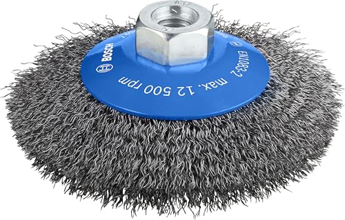 Bosch PRO Steel Brosse conique M14 Ø115 mm acier