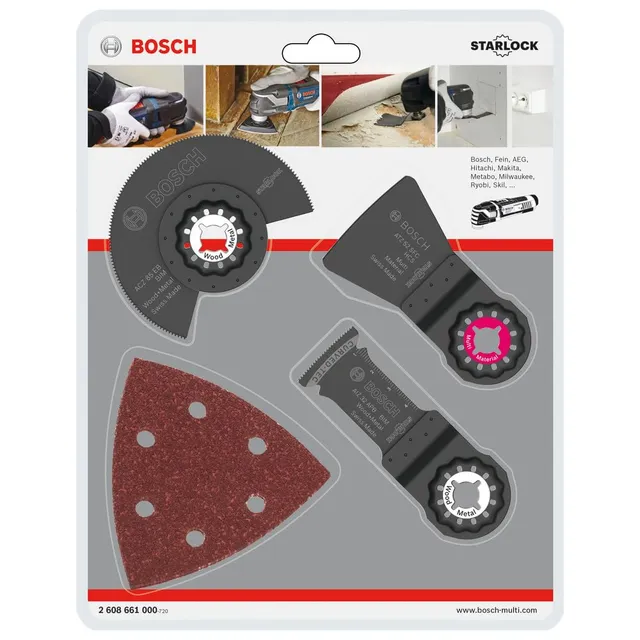 Bosch Starlock set universel 13 pcs sciage ponçage