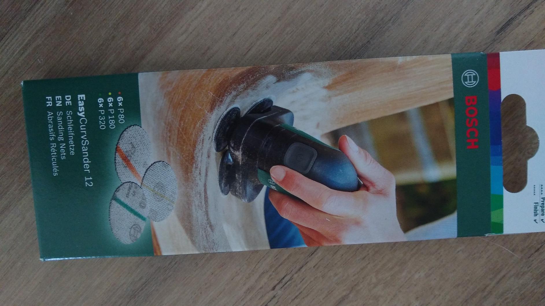 Bosch EasyCurvSander 18 disques abrasifs bois 40 mm