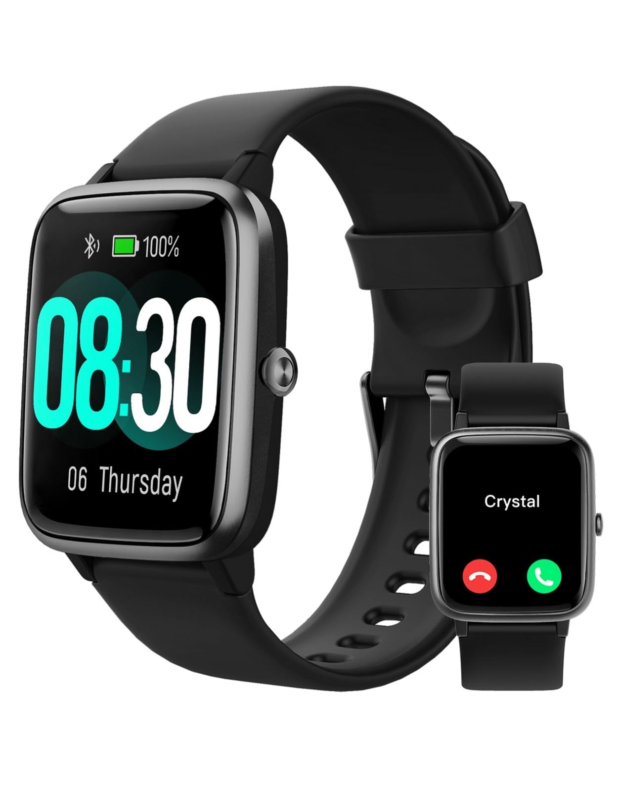 GRV montre connectée sport noire cardio GPS