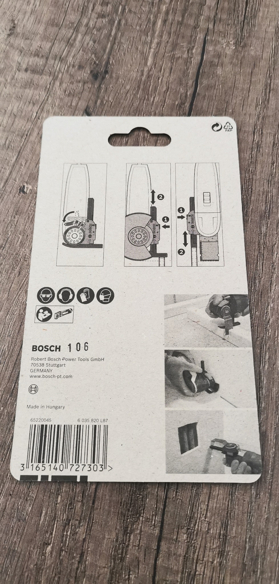 Bosch Expert butée profondeur lame segment plongeante Starlock