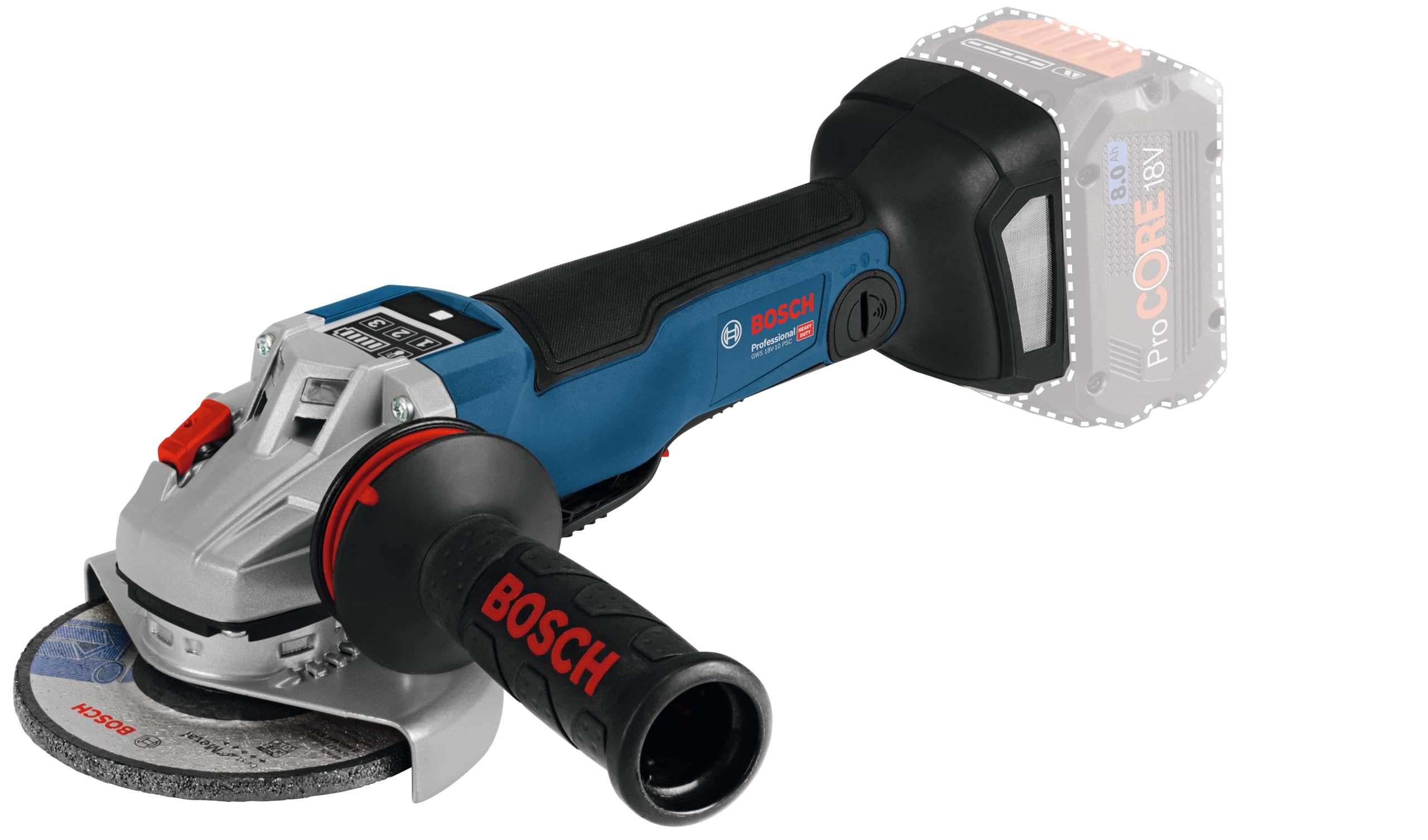 Bosch GWS 18V-10 PSC meuleuse d’angle 125mm L-Boxx sans batterie
