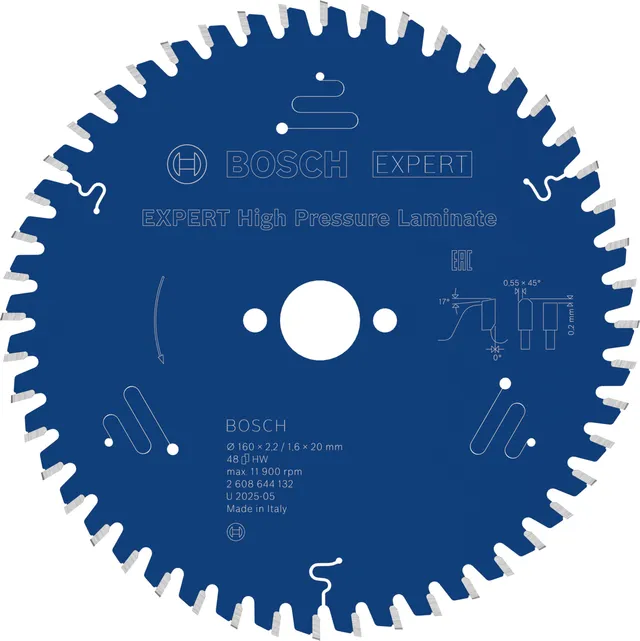 Bosch Expert Lame scie circulaire 160x20mm T48 stratifié