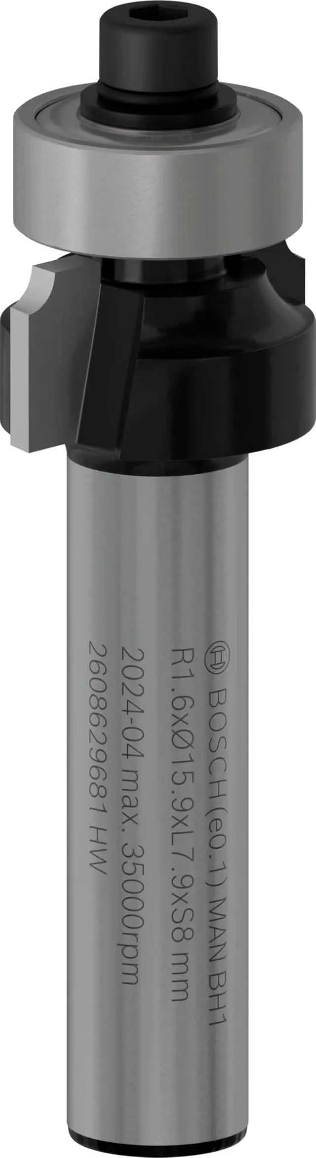 Bosch PRO fraise à arrondir R1,6 queue 8mm bois