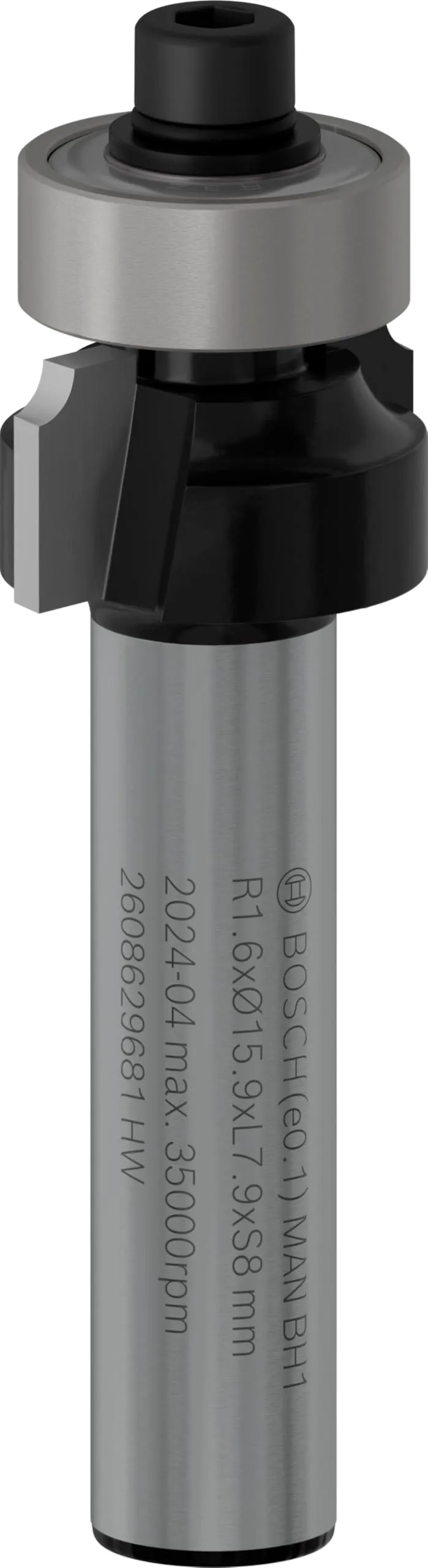 Bosch PRO fraise à arrondir R1,6 queue 8mm bois