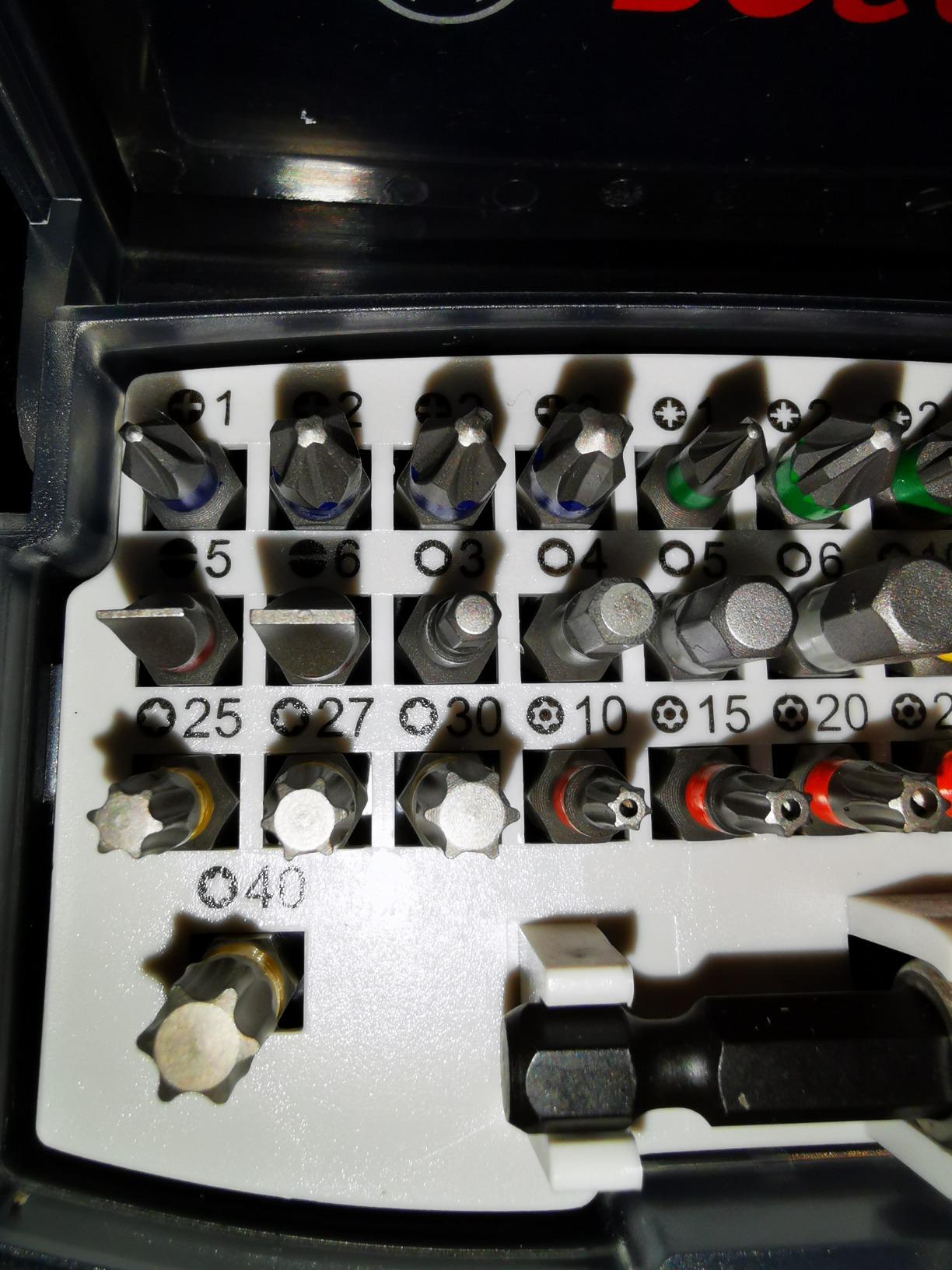 Bosch Assortiment embouts de vissage 32 pièces coffret