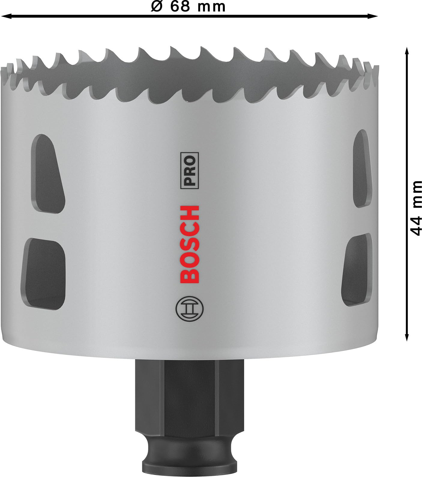 Bosch PRO Multi Material scie trépan 68 mm Power Change Plus