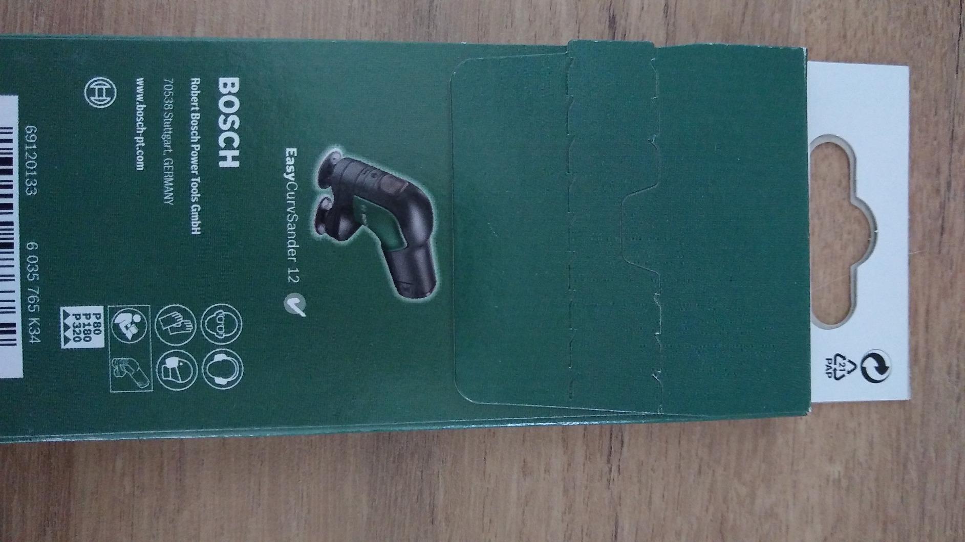Bosch EasyCurvSander 18 disques abrasifs bois 40 mm