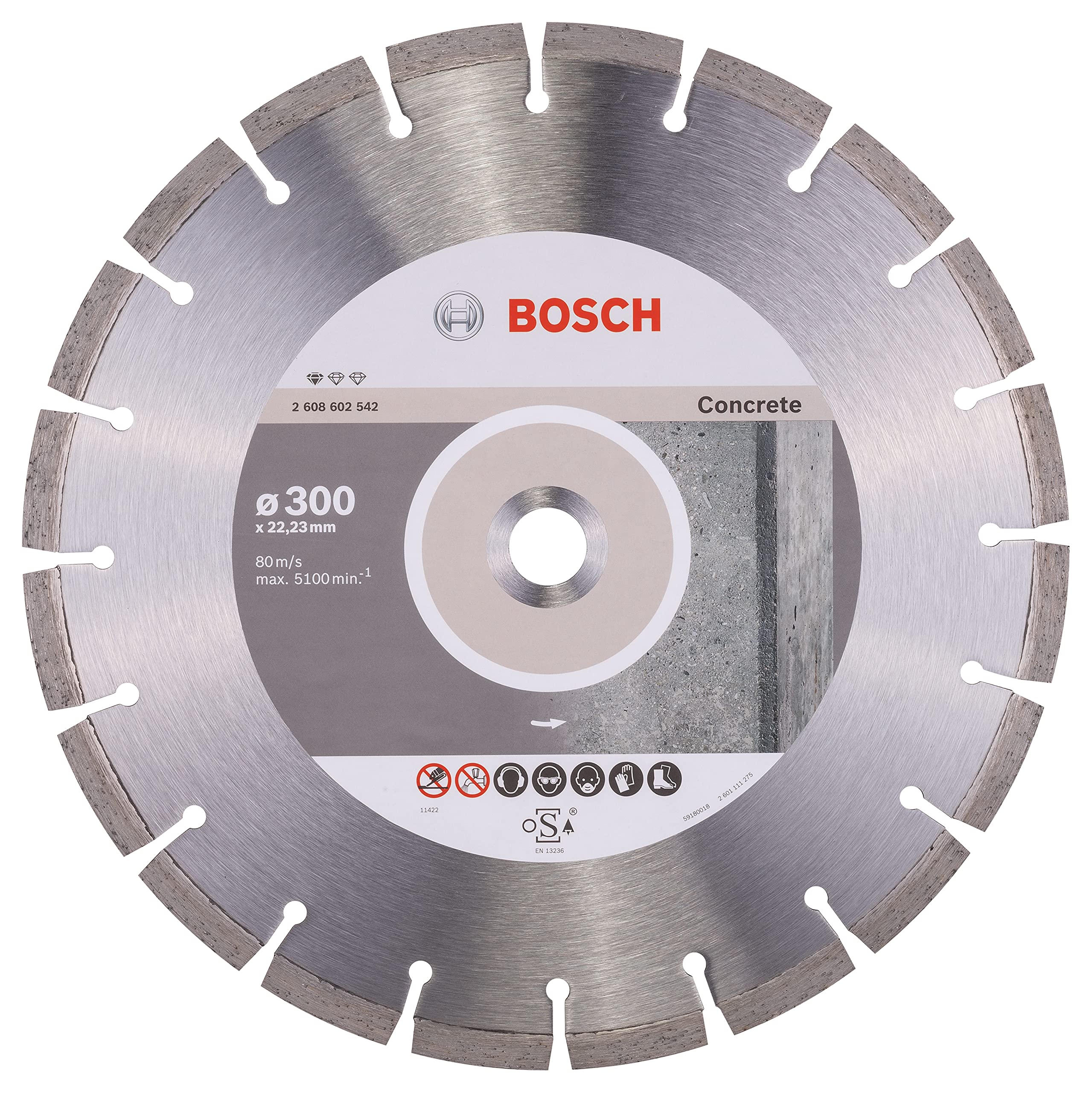 Bosch Standard Disque diamant béton 300 mm 2608602542