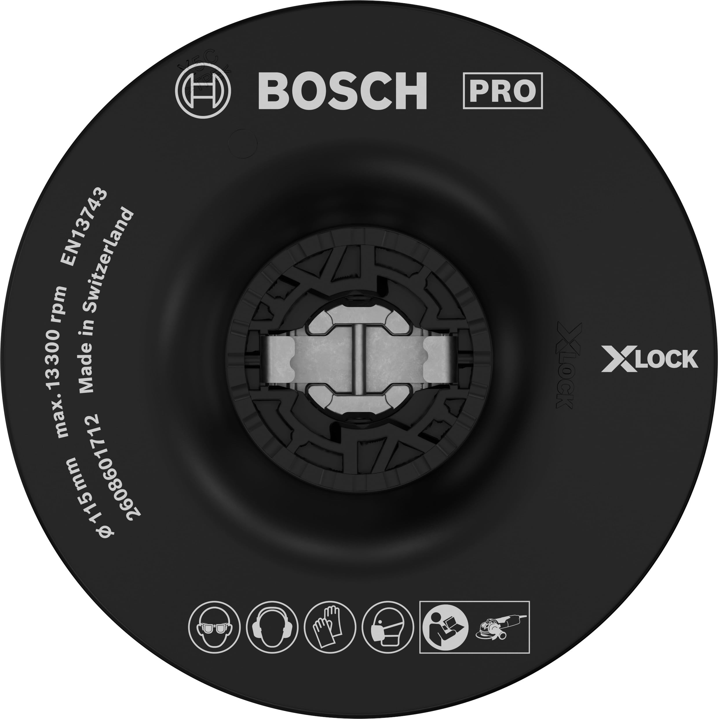 Bosch PRO Backing Pad Plateau Ponçage Moyen 125mm X-Lock