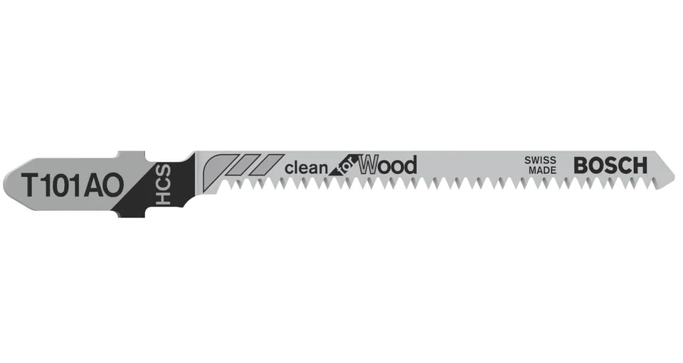 Bosch T 101 AO Lame scie sauteuse bois lot 3 coupe nette