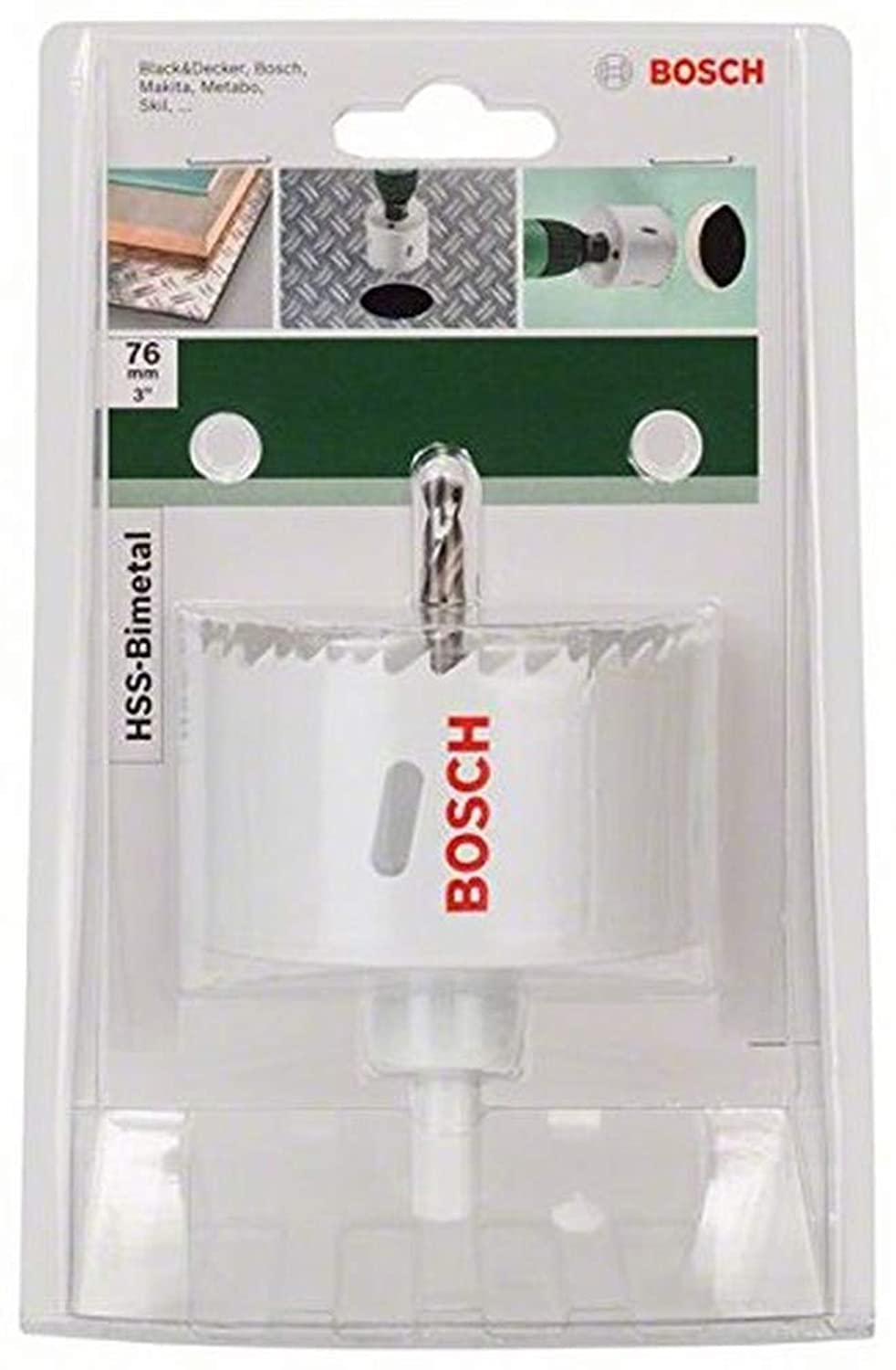 Bosch Scie Cloche HSS Bi-métal 68 mm Bois Métal