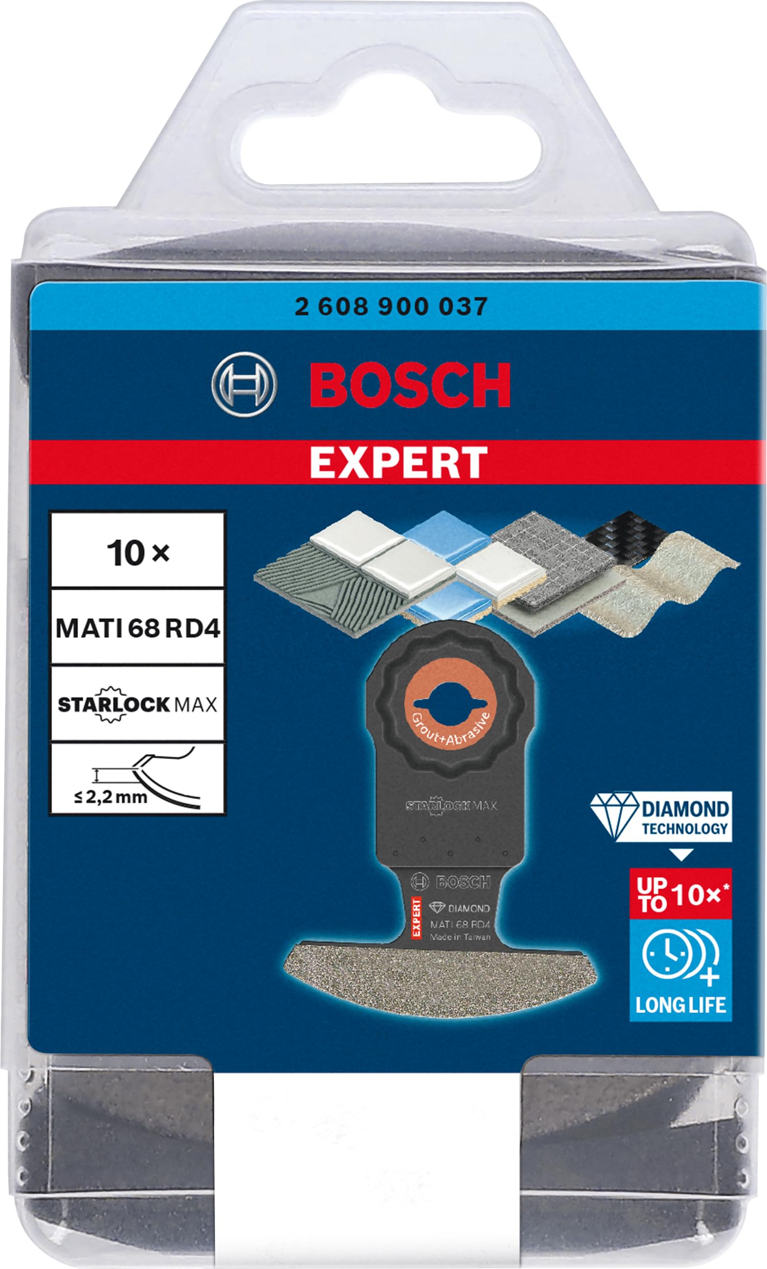Bosch EXPERT MATI 68 RD4 lame multifonction 68mm x10 joint
