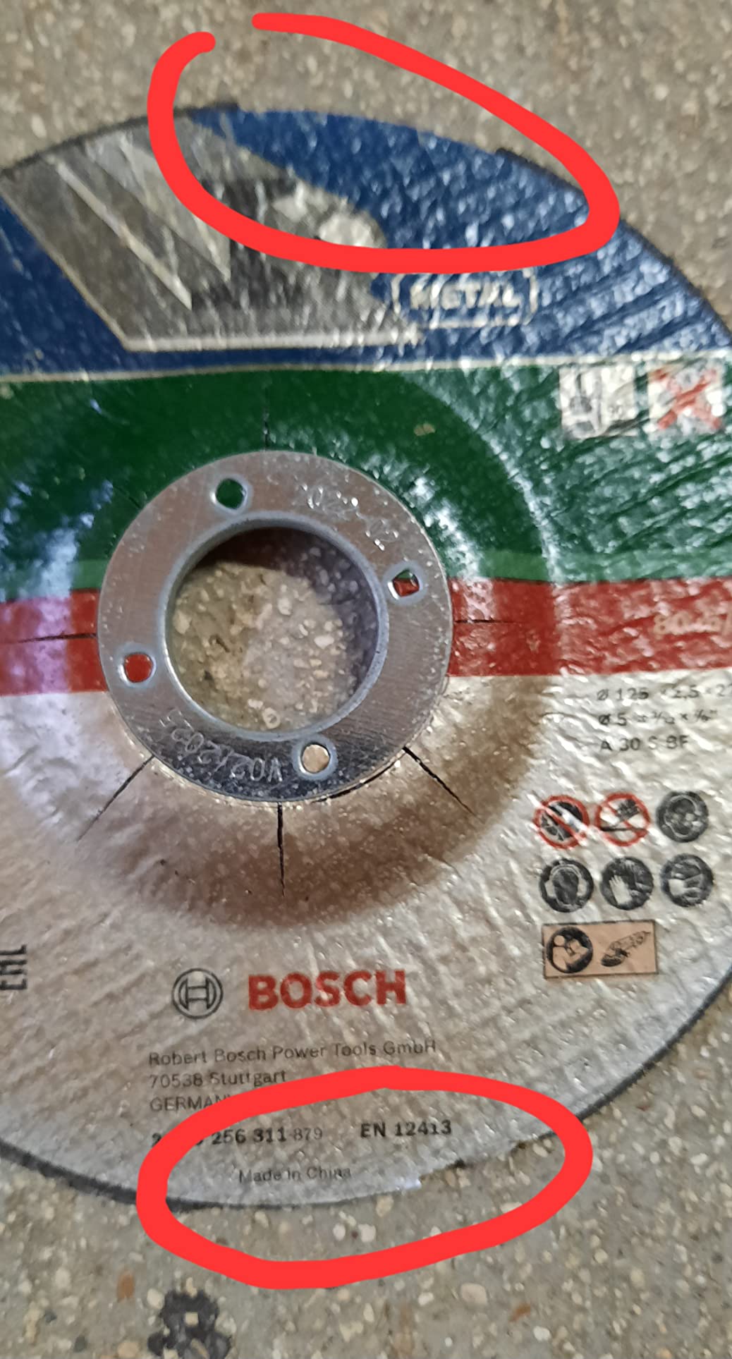 Bosch 5 Disques Tronçonner Métal Ø 125 mm Déporté