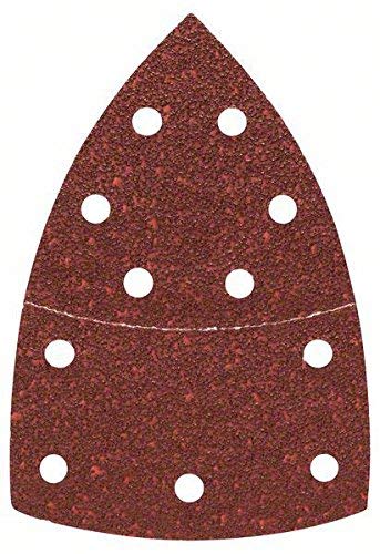 Bosch Abrasifs 2608607407 feuilles abrasives 102x62 grain 40 lot 10