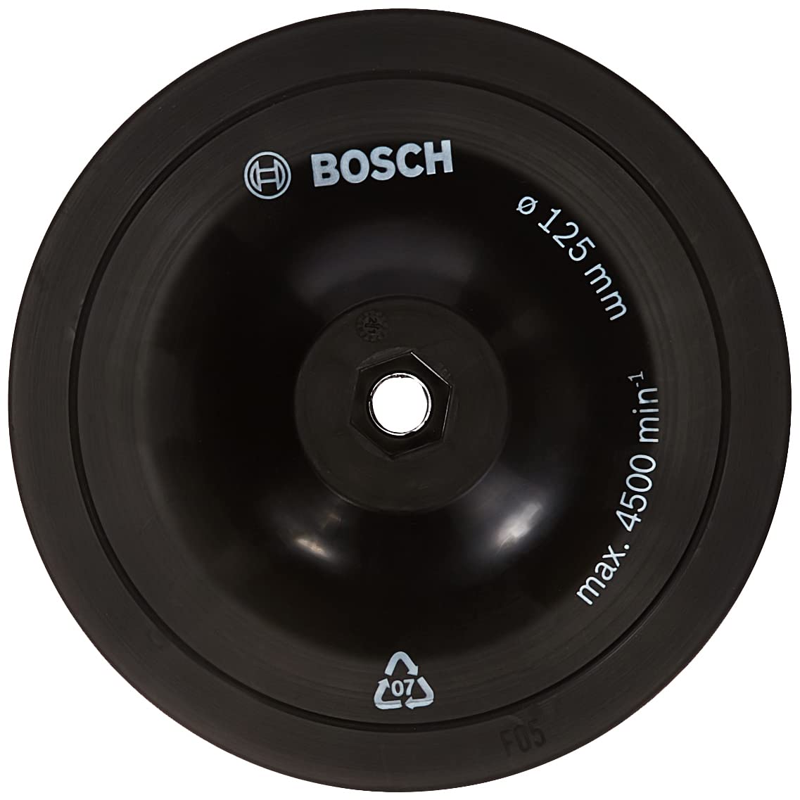 Bosch Abrasifs 2609256281 plateau de ponçage 125 mm perceuse