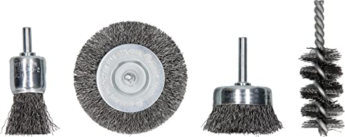 Bosch 2609256553 lot 4 brosses métalliques acier
