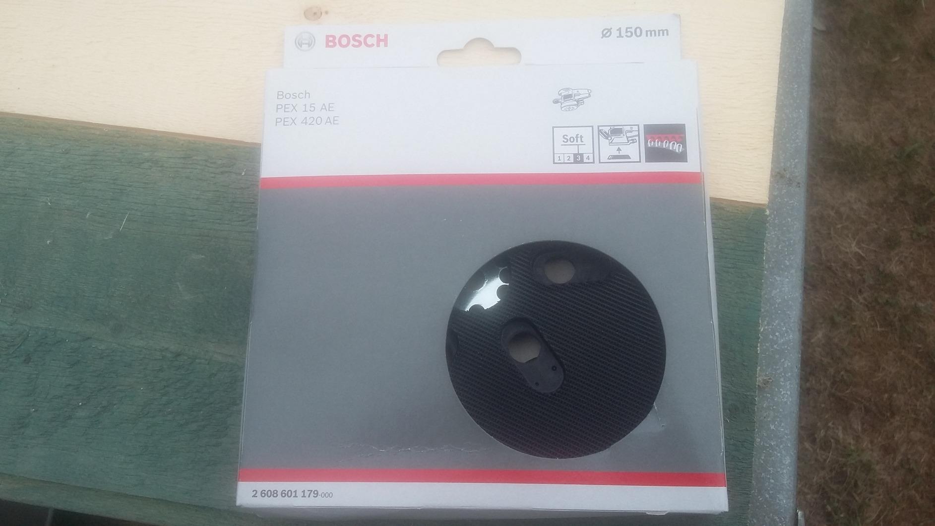 Bosch plateau ponçage souple 150 mm ponceuse excentrique