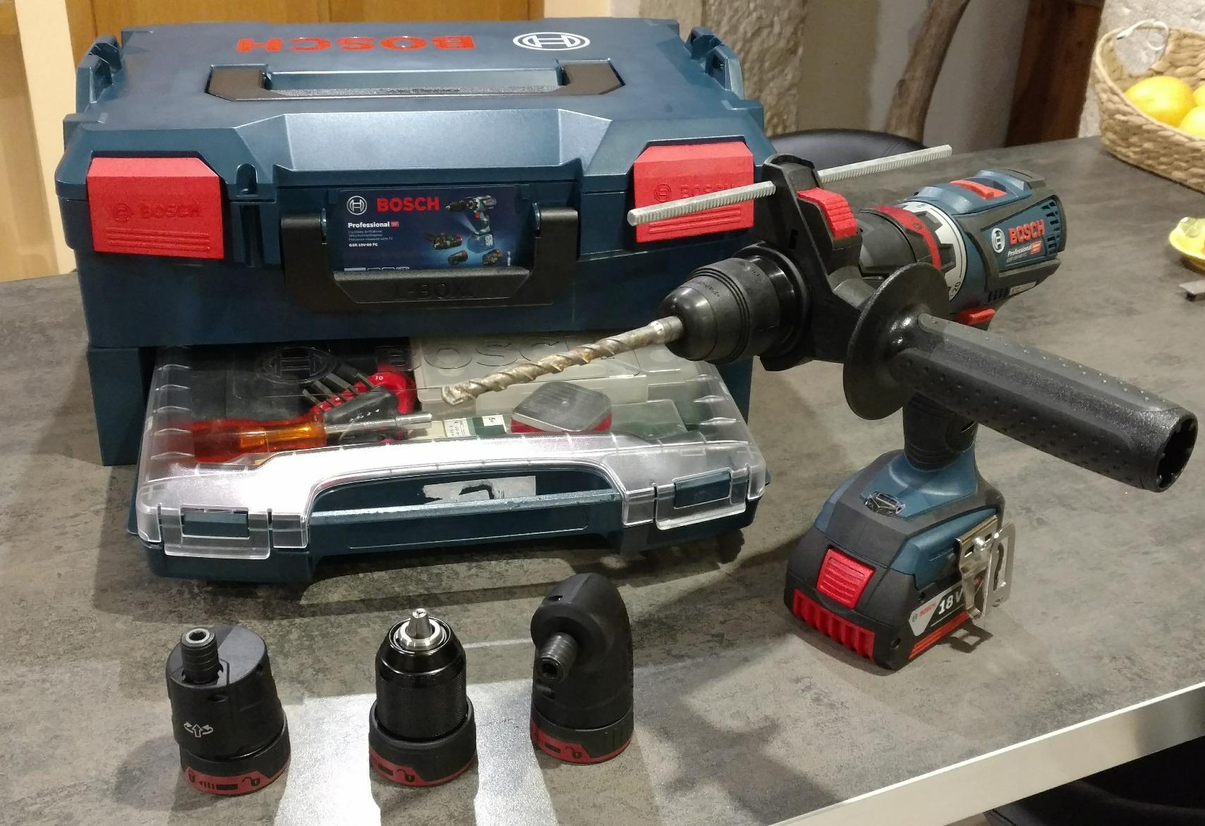 Bosch Perceuse-visseuse GSR 18V-60 FC FlexiClick L-BOXX