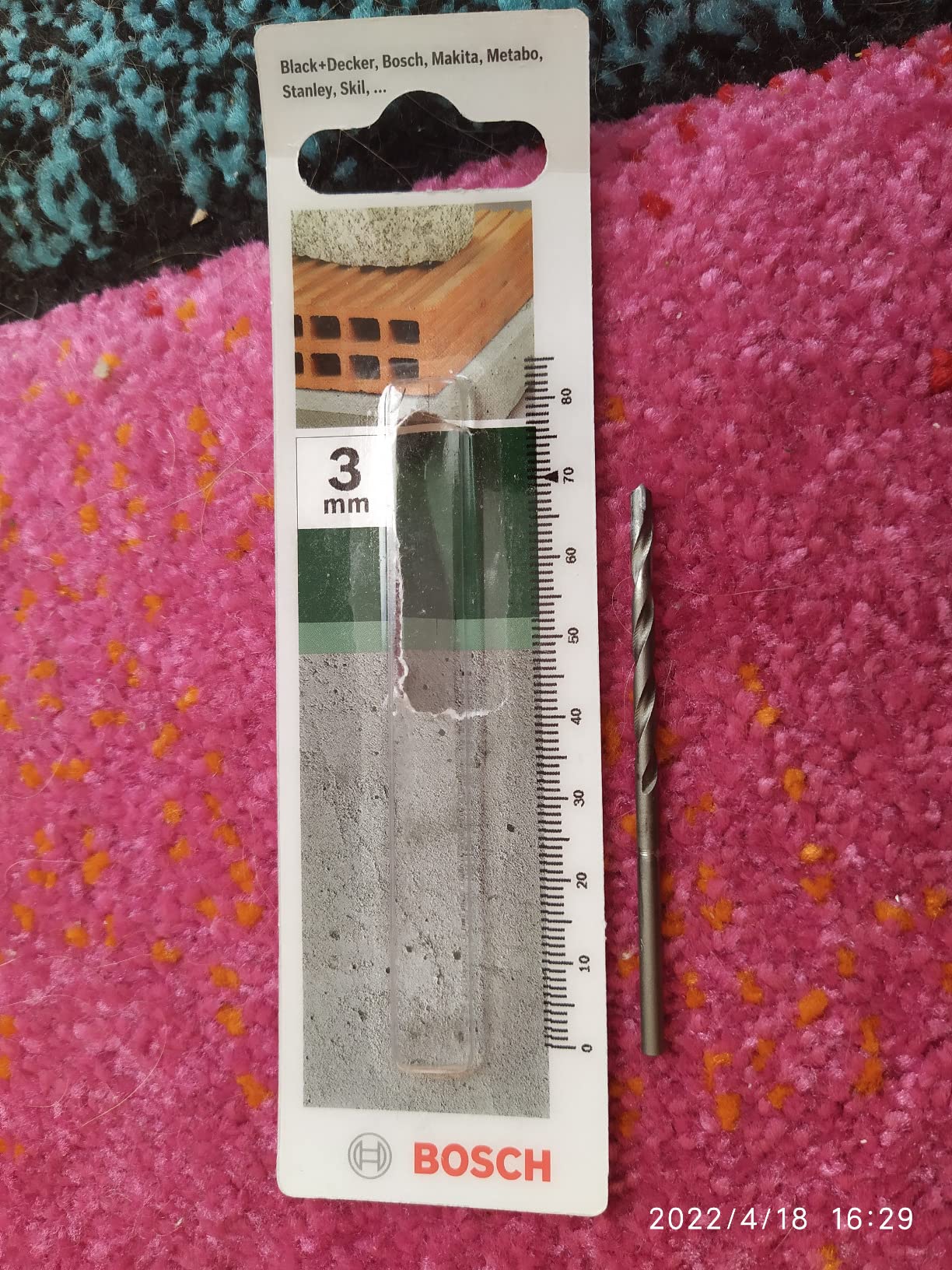 Bosch Forets foret béton 16x160 mm ISO 5468
