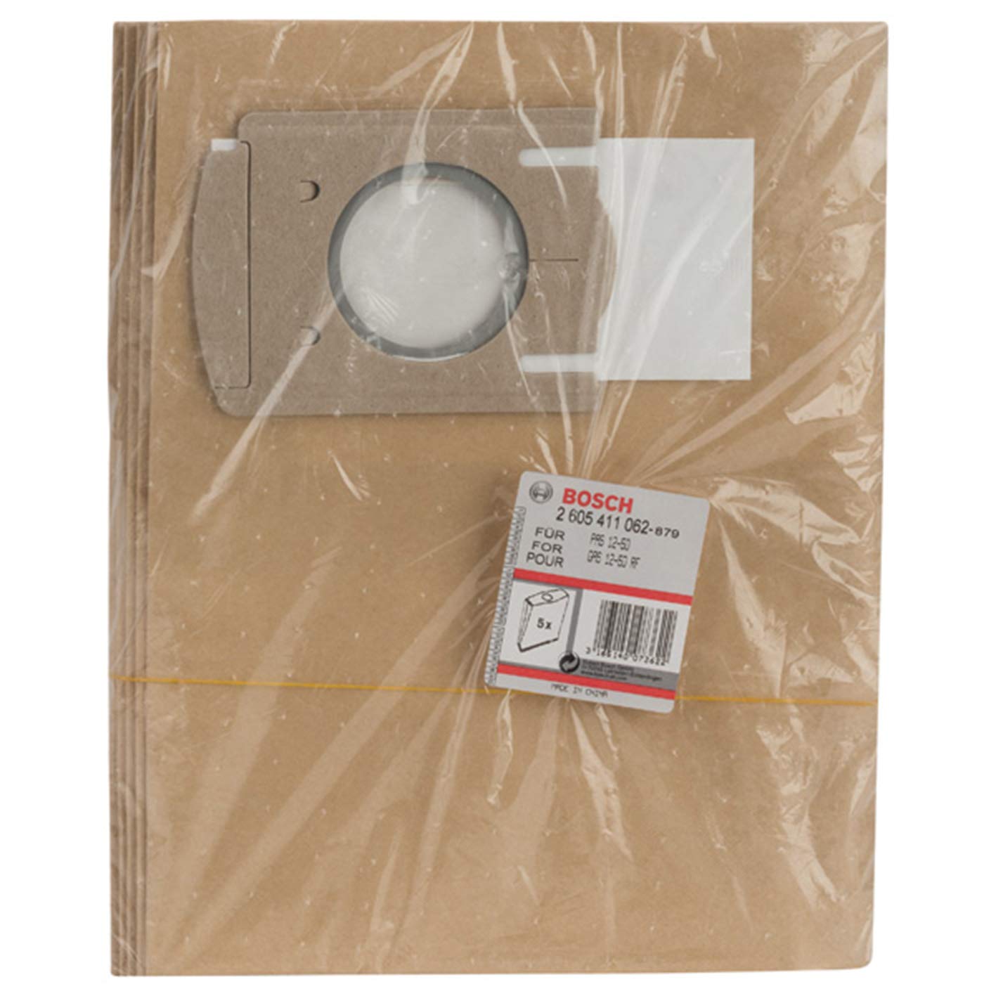 Bosch Sac Filtre Papier GAS 12-50 RF Lot de 5 Aspirateur