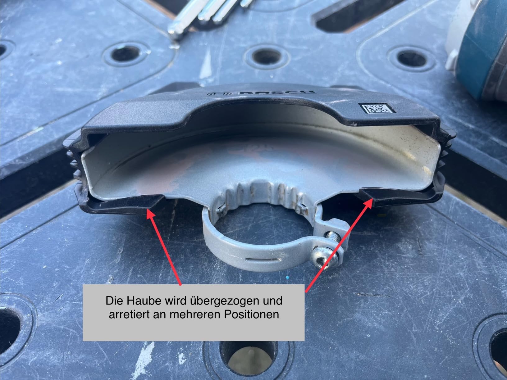 Bosch protection coupe 125 mm meuleuse d'angle plastique