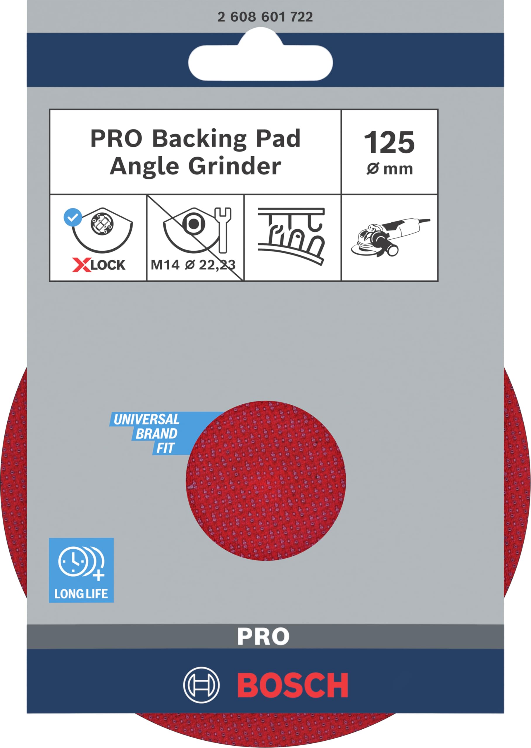 Bosch plateau de ponçage X-LOCK 125 mm auto-agrippant