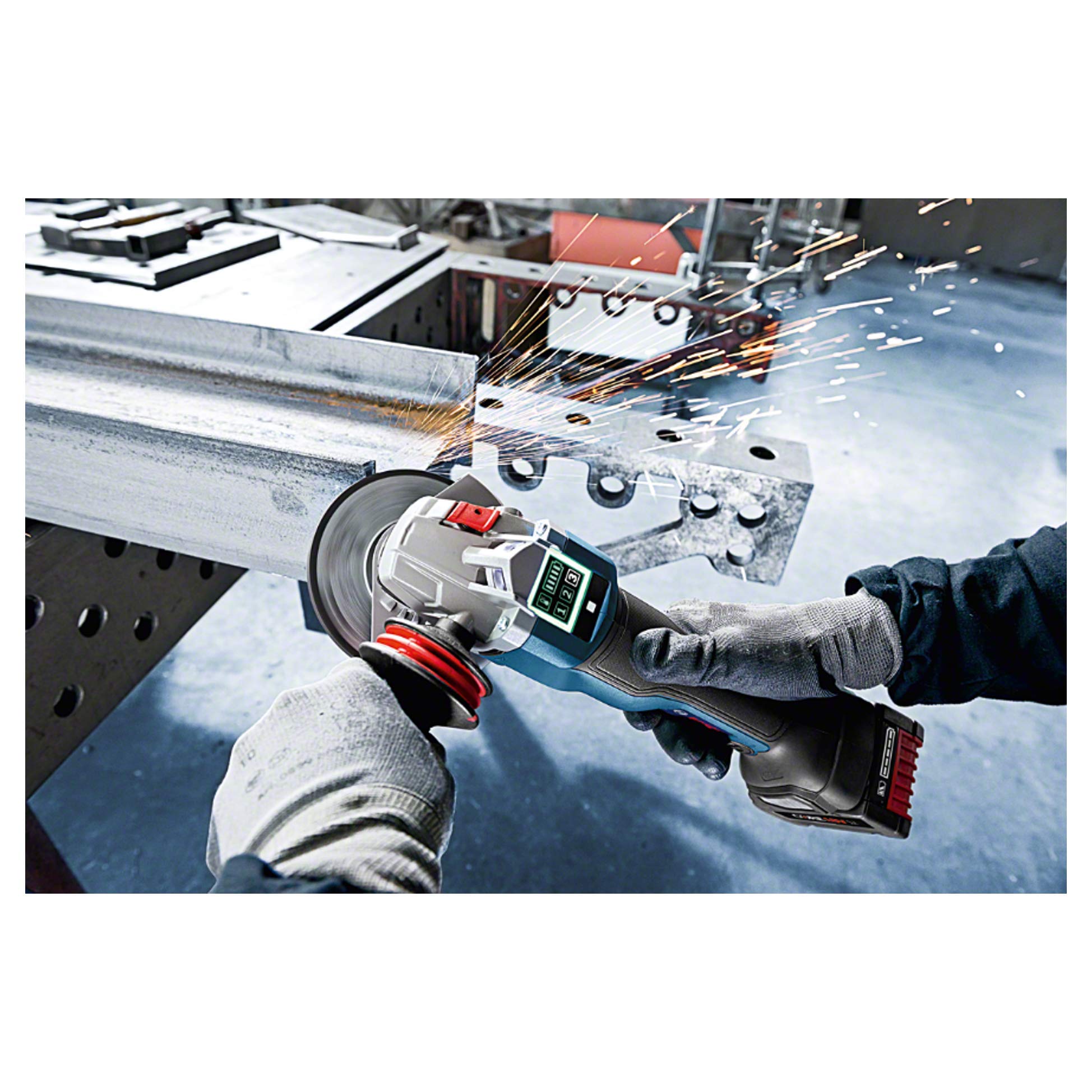 Bosch GWS 18V-10 PSC meuleuse d’angle 125mm L-Boxx sans batterie