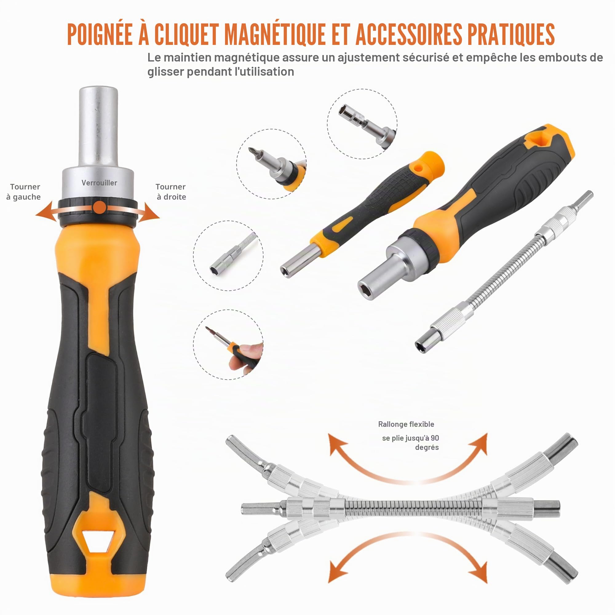 Hi-Spec Screwdriver Bit Sets Coffret Embouts 79 Pièces