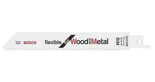 Bosch S 922 VF lame scie sabre 150 mm lot 2 pcs bois métal