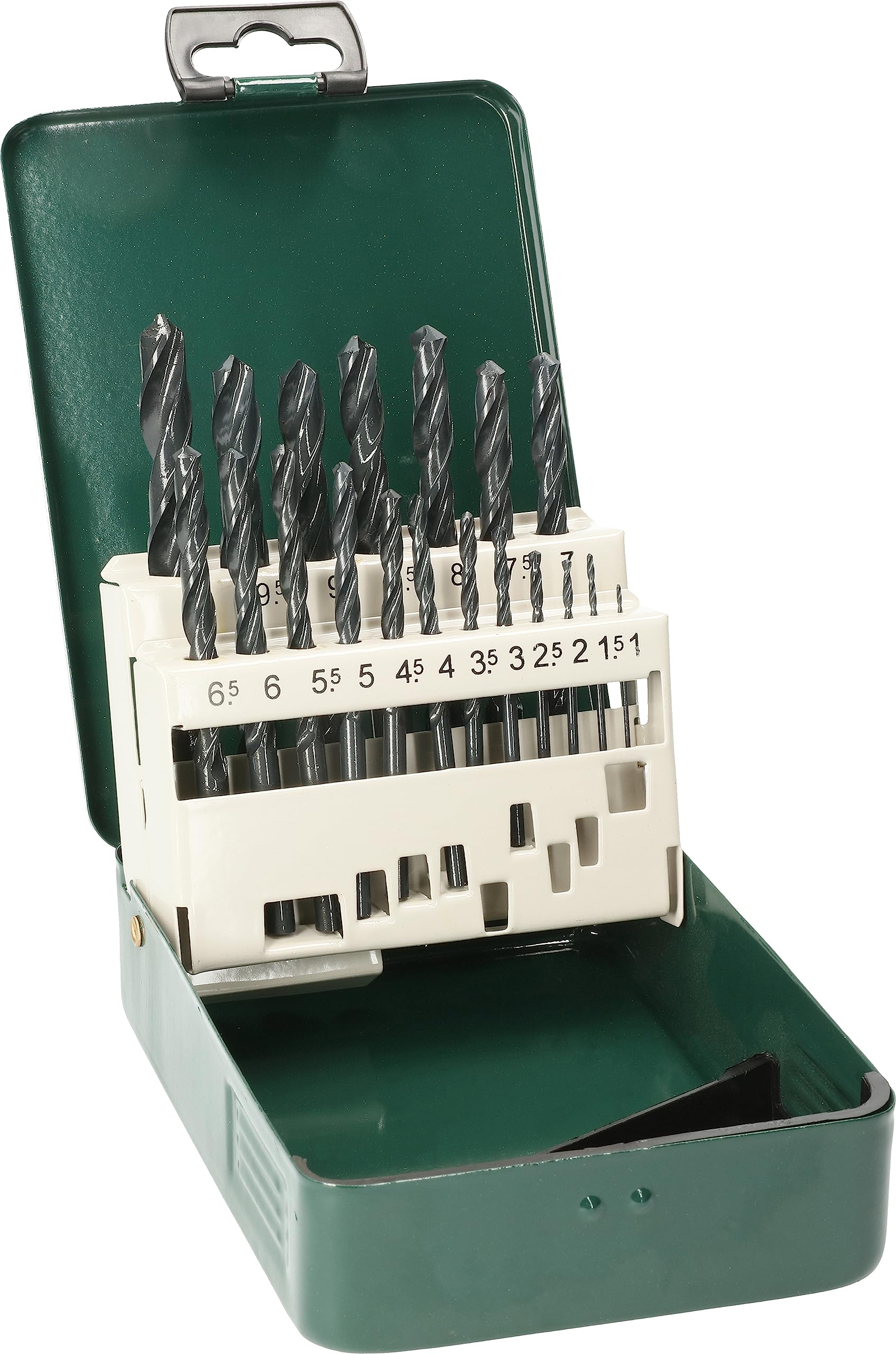 Bosch coffret 19 mèches HSS-R métal 1-10 mm gris perceuse