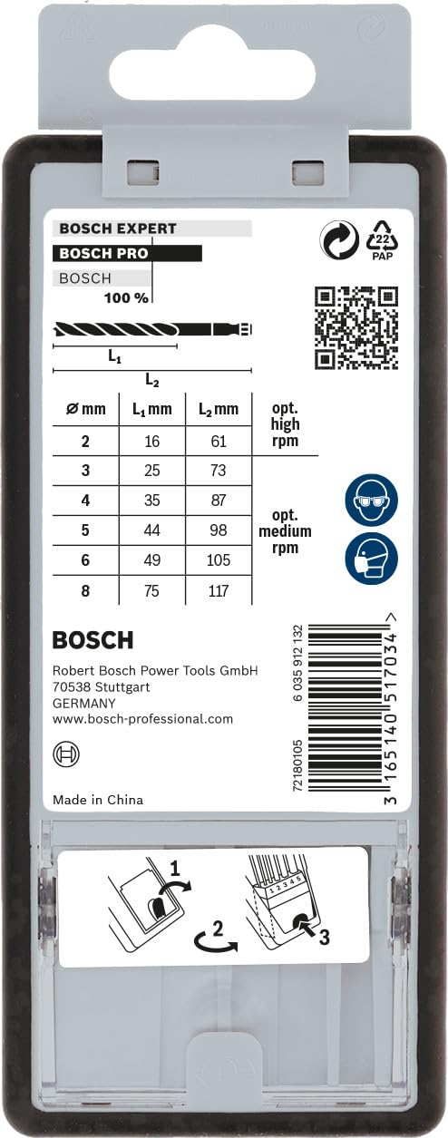 Bosch Pro Wood foret bois coffret 7 pièces queue six pans