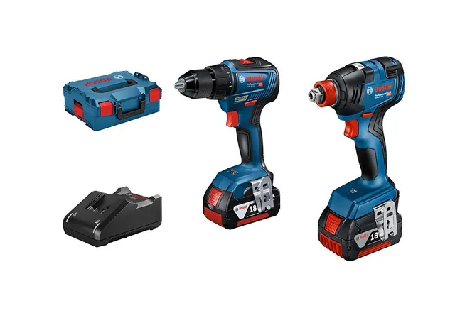 Bosch GDX 18V-200 + GSR 18V-55 set visseuses 18V 2x 4,0 Ah