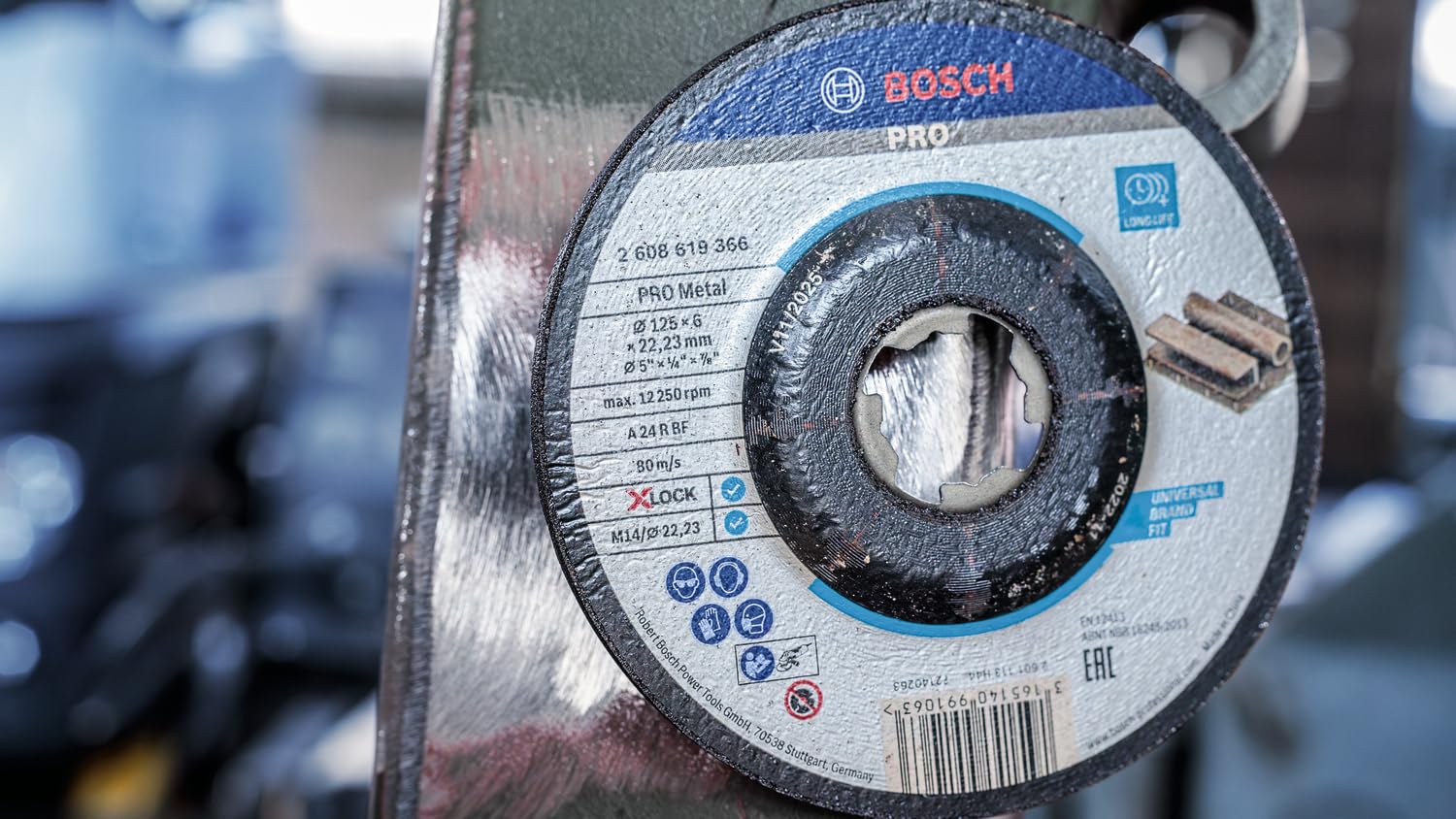 Bosch PRO Metal disque ébarber X-Lock 115 mm