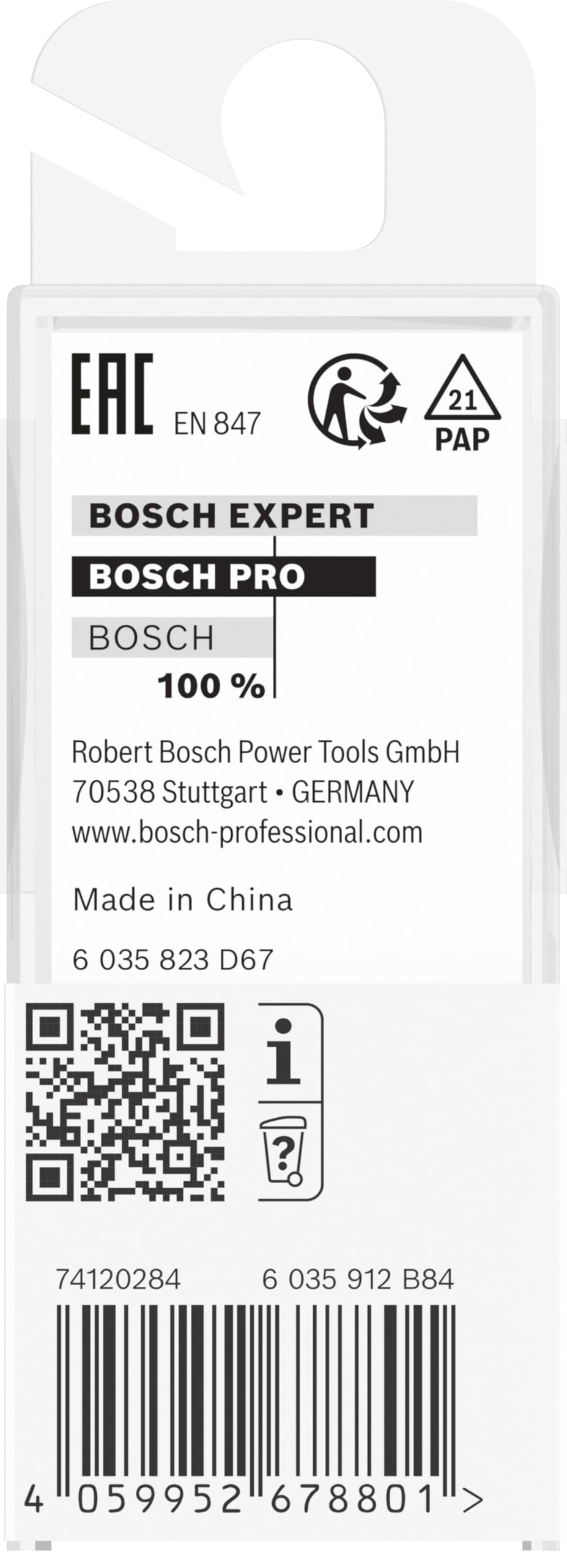 Bosch PRO fraise trou de serrure Ø8,5mm queue 8mm bois