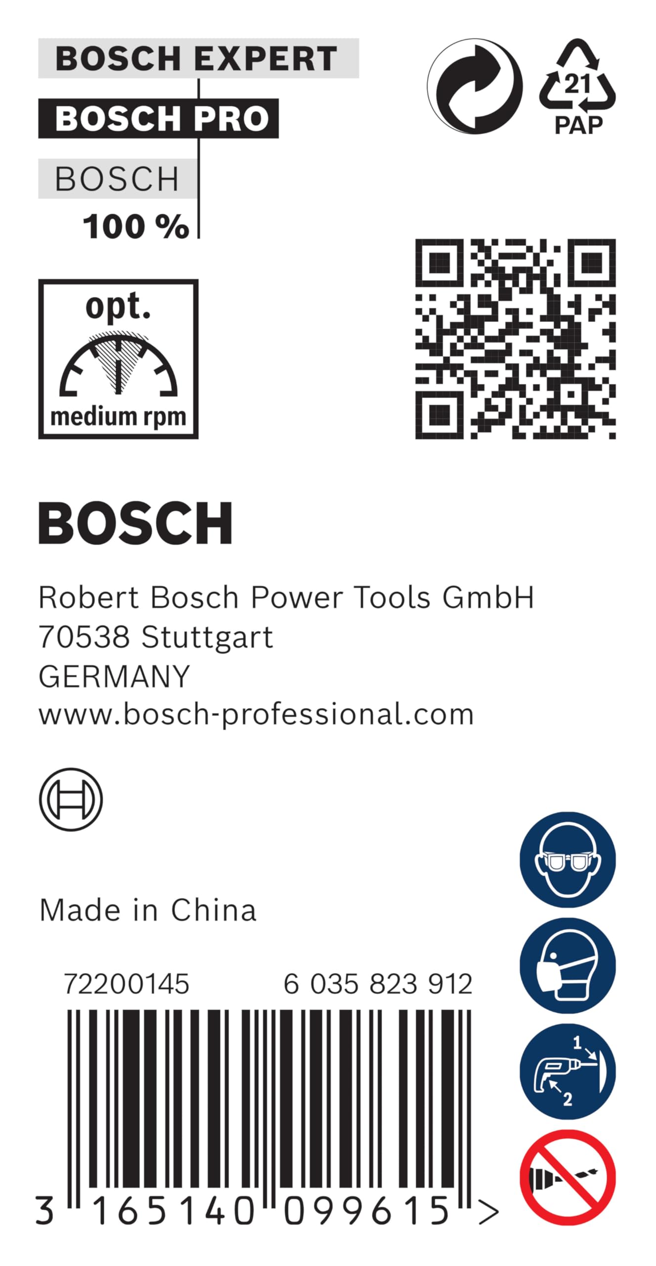 Bosch PRO Wood foret hélicoïdal bois 8 x 400 mm