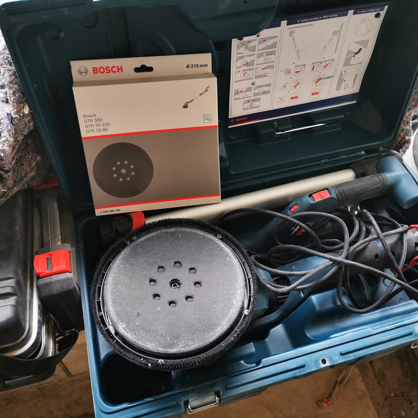 Bosch Abrasifs plateau de ponçage 215 mm GTR 550